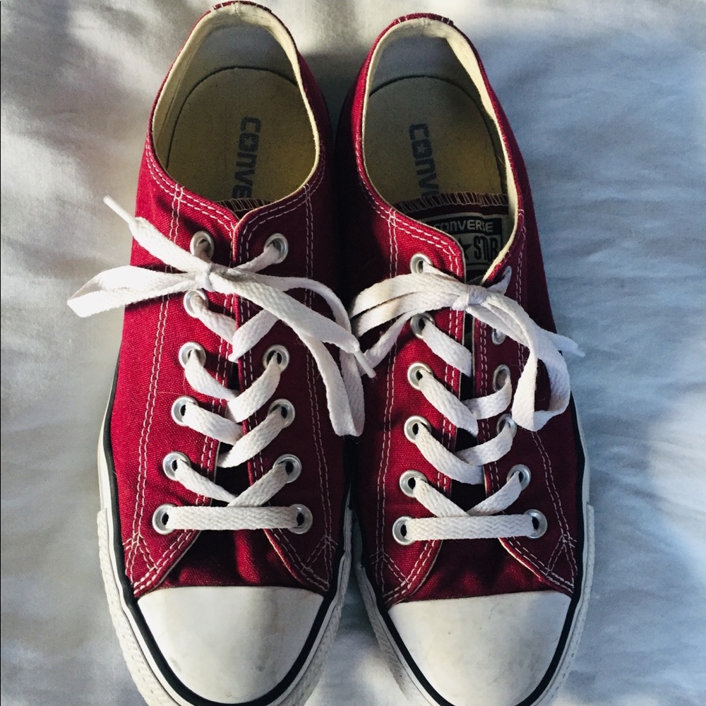 Maroon Converse